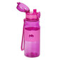 Шише за вода с флип капачка и гумен грип 500 мл Розово