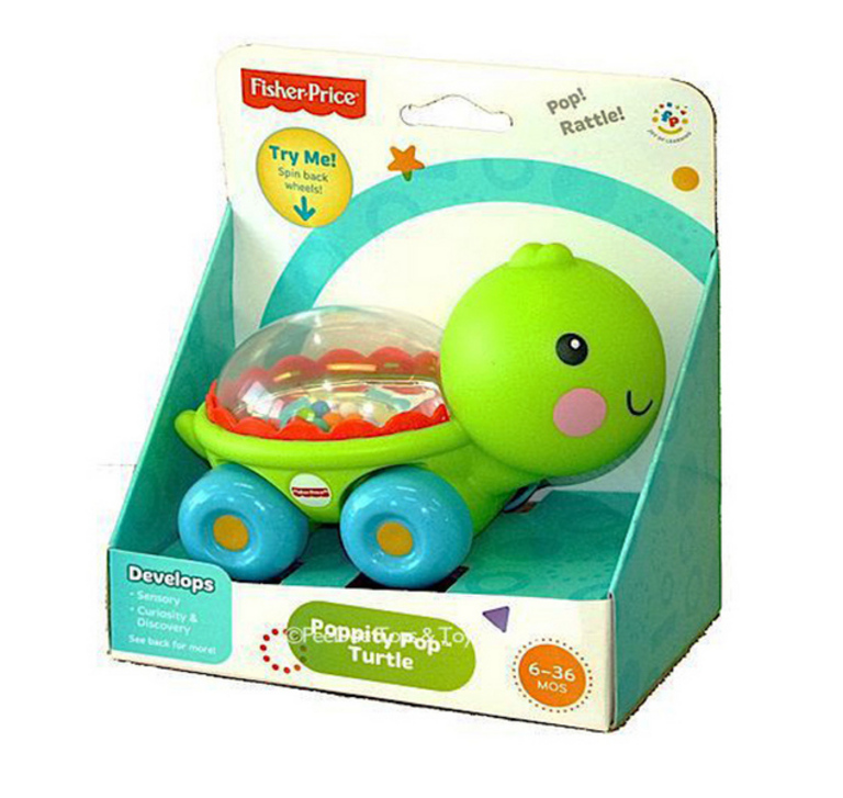 FISHER PRICE Количка Костенурка Poppity Pop Turtle 