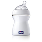 CHICCO бебешко шише за хранене Natural Feeling 2+м 2капки 250 ml ЧИКО