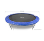 BUBA Детски батут с мрежа Fitkraft 312 sm