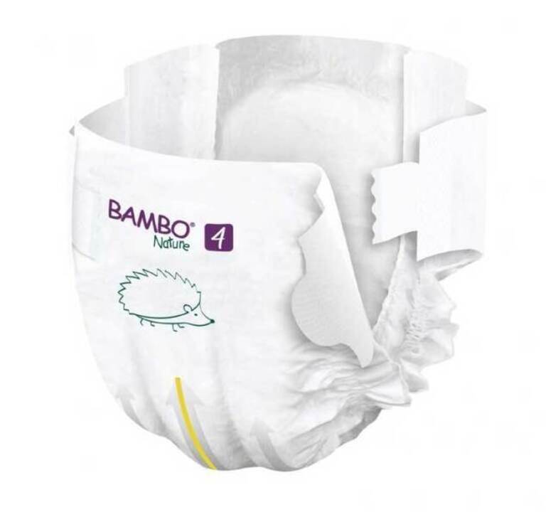 BAMBO NATURE Еко бебешки пелени  Maxi, размер L 4 7-18 кг
