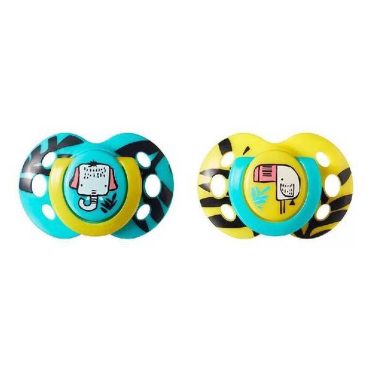 TOMMEE TIPPEE Ортодонтични залъгалки Fun time 6-18m