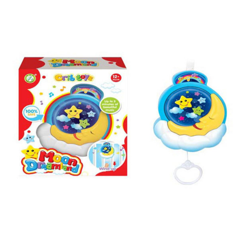 Музикална играчка за легло латерна Moon Dreamland