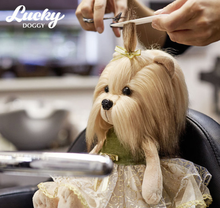  LUCKY DOGGY Плюшено куче Лъки Йойо Разкош ORANGE TOYS