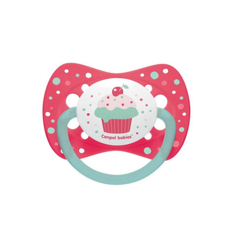 CANPOL BABIES Силиконова залъгалка0-6 м CUP Cake