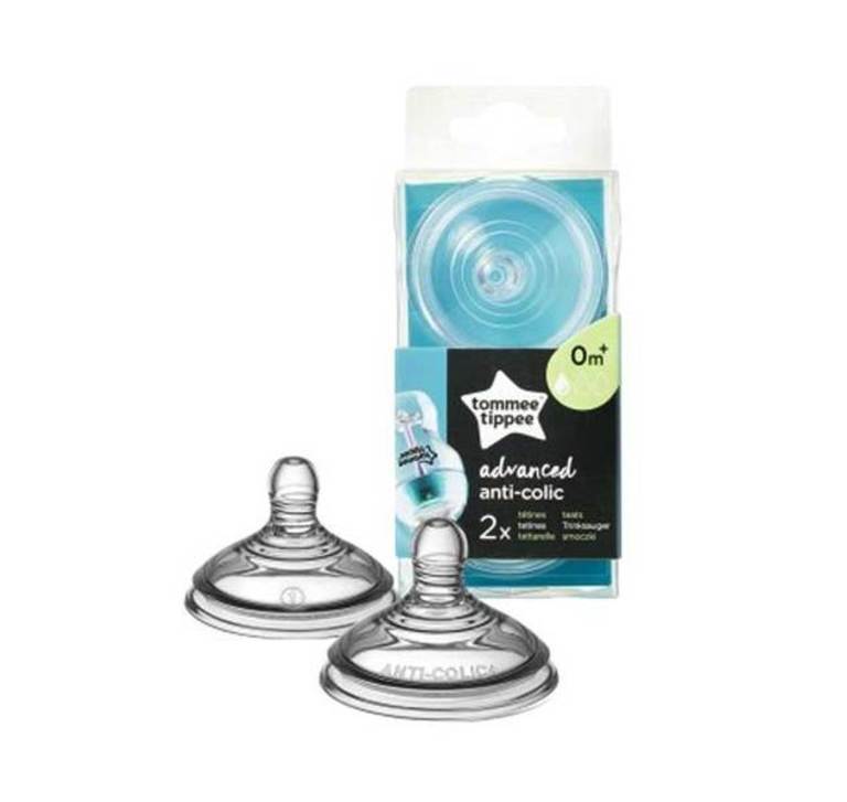 TOMMEE TIPPEE Резервни биберони Anti-colic 0m+ 1капка