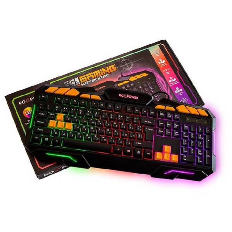 ROXPOWER Геймърска клавиатура  G-8100 LED