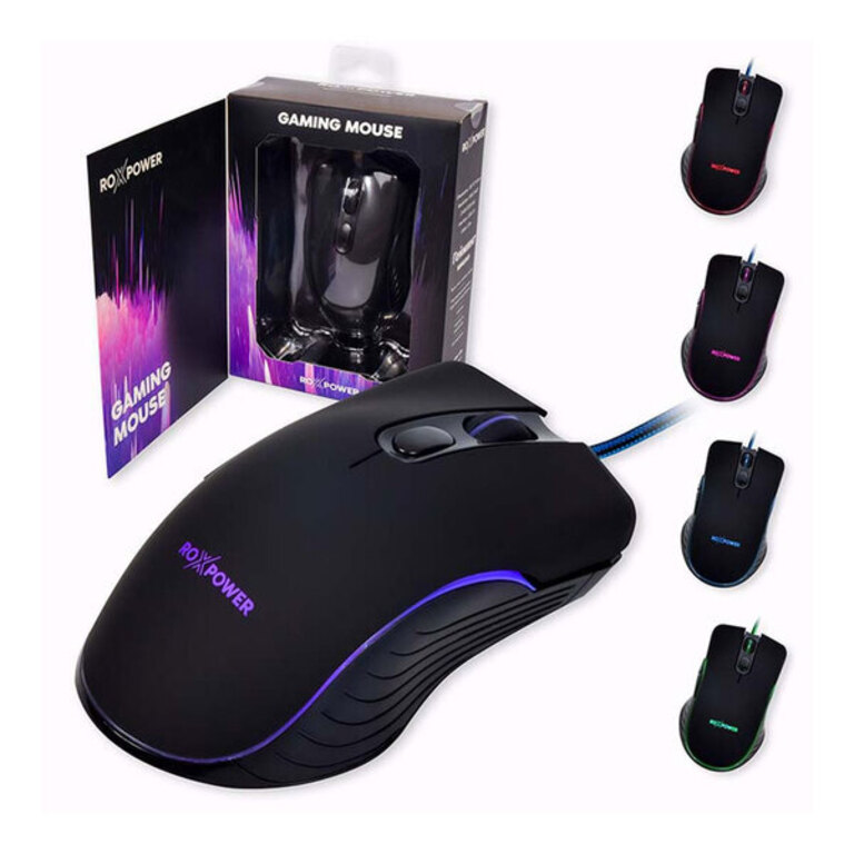 ROXPOWER Геймърска мишка G20 GAMING RGB