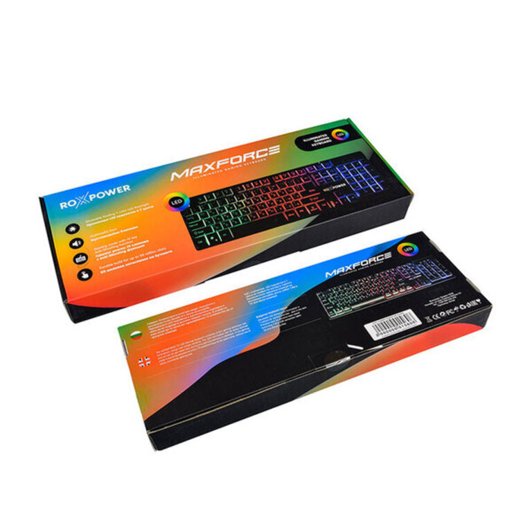ROXPOWER Геймърска клавиатура MAXFORCE GK-20