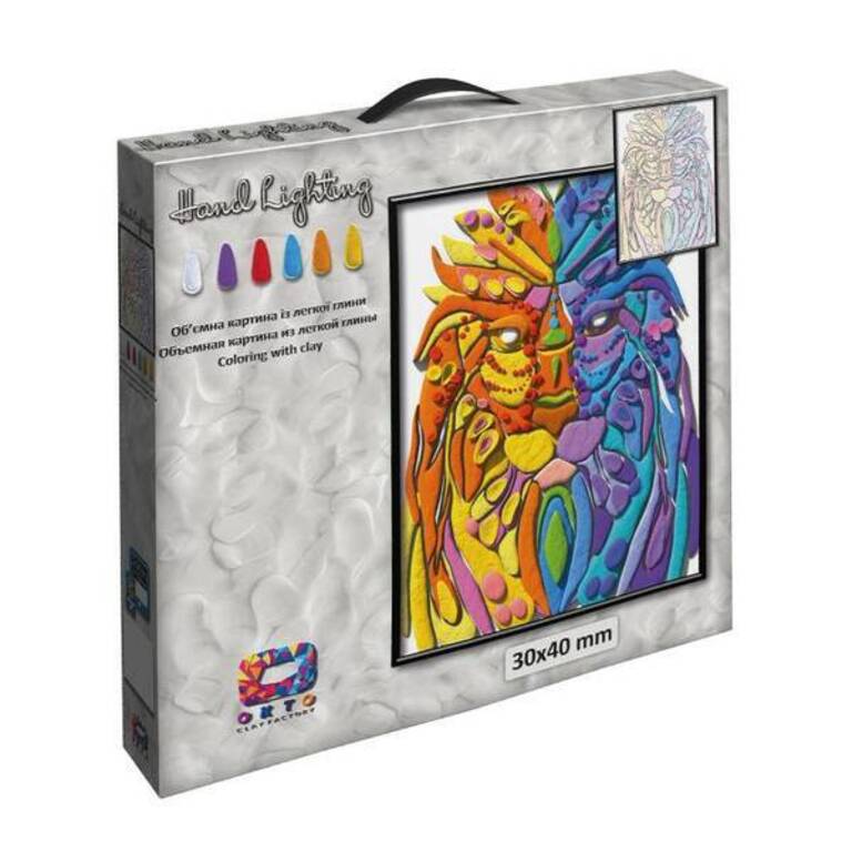 OKTO CLAY 3D картина от моделин с рамка