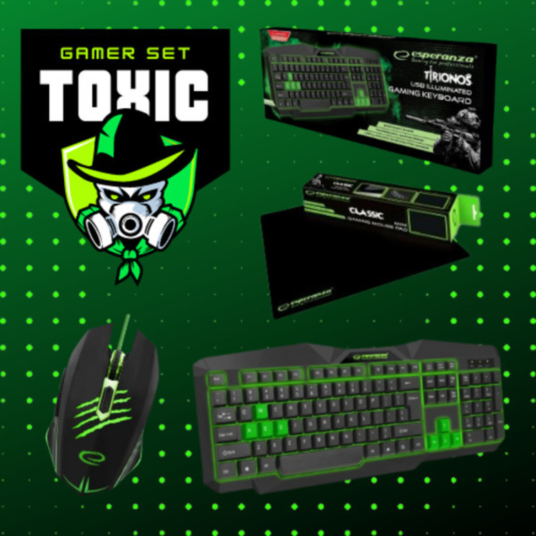 Геймърски сет TOXIC Gamer set