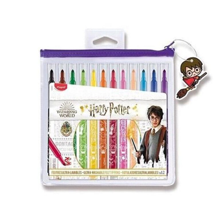 MAPED Флумастери за оцветяване 12 бр HARRY POTTER