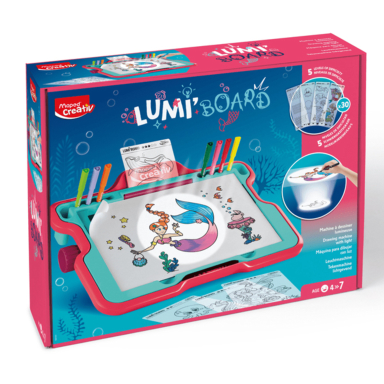 MAPED CREATIV Светеща машина за рисуване Русалка