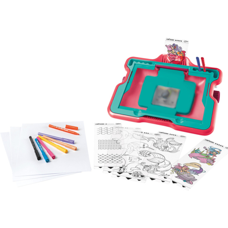 MAPED CREATIV Светеща машина за рисуване Русалка