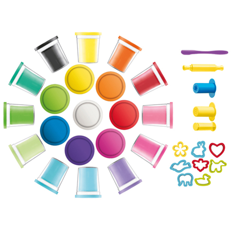 MAPED CREATIV Комплект пластелин кутия за моделиране 20 кофички плателин + 12 аксесоара 