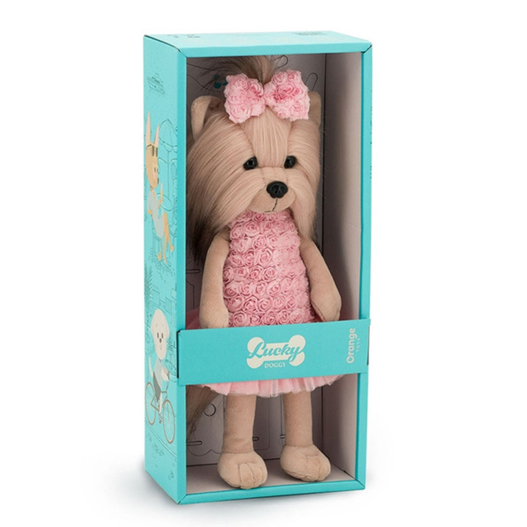 LUCKY DOGGY Плюшено куче YOYO Розов микс ORANGE TOYS