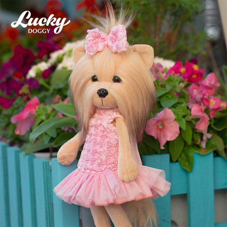 LUCKY DOGGY Плюшено куче YOYO Розов микс ORANGE TOYS