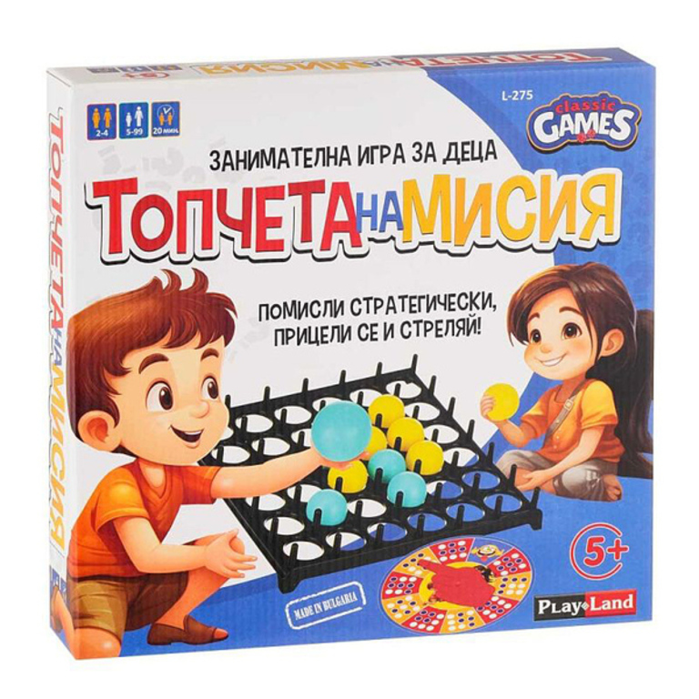 Семейна игра Топчета на мисия