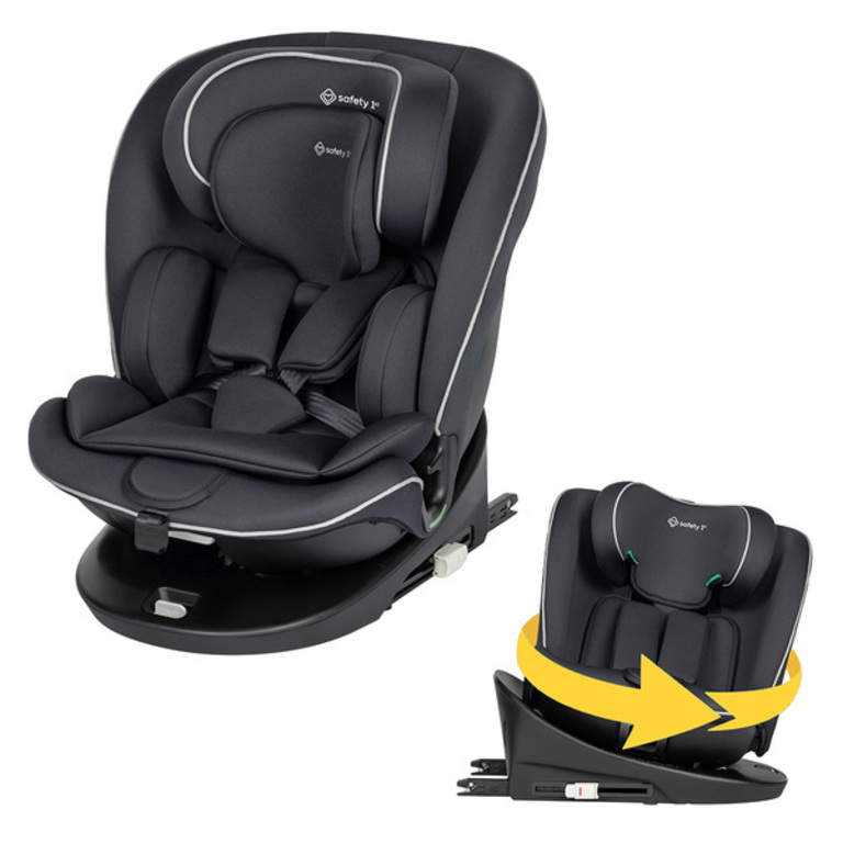 SAFETY1ST Столче за кола Saturn 360 I-SIZE (40-150 см.), черно 