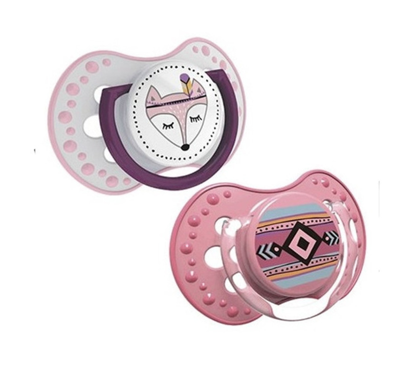 Силиконови залъгалки LOVI Indian 3-6 m