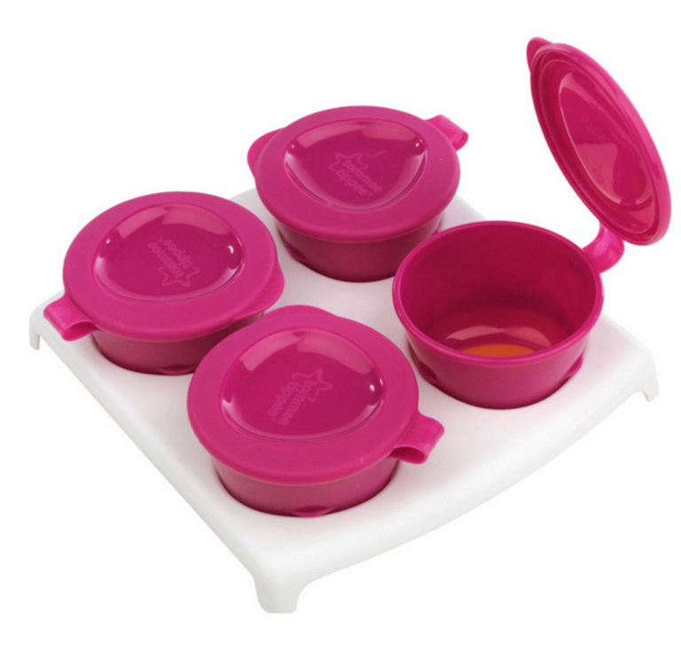 TOMMEE TIPPEE Контейнери с капак за храна 4+м