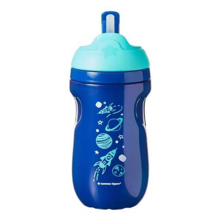 TOMMEE TIPPEE Неразливаща се термочаша със сламка 260ml 12m+ 
