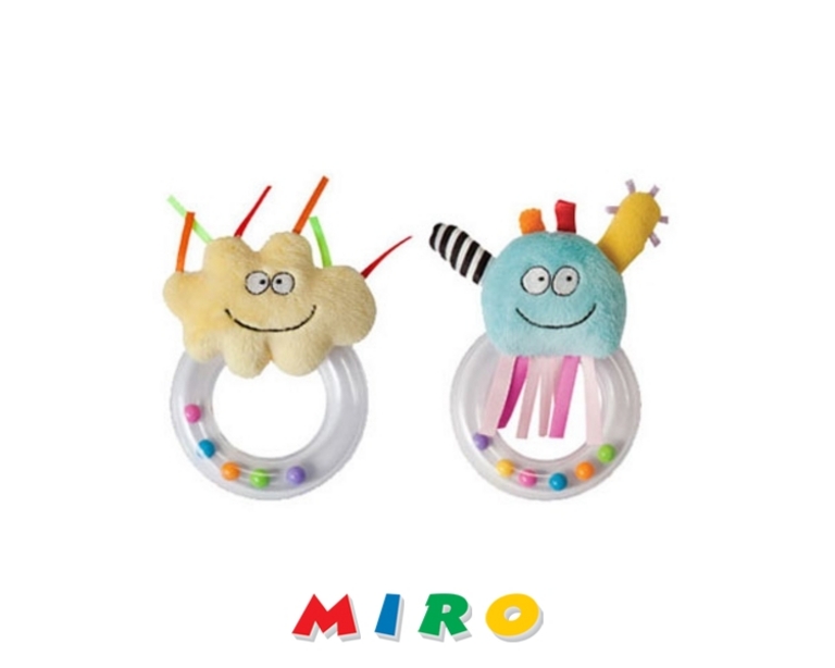 Плюшена дрънкалка с ринг Taf Toys