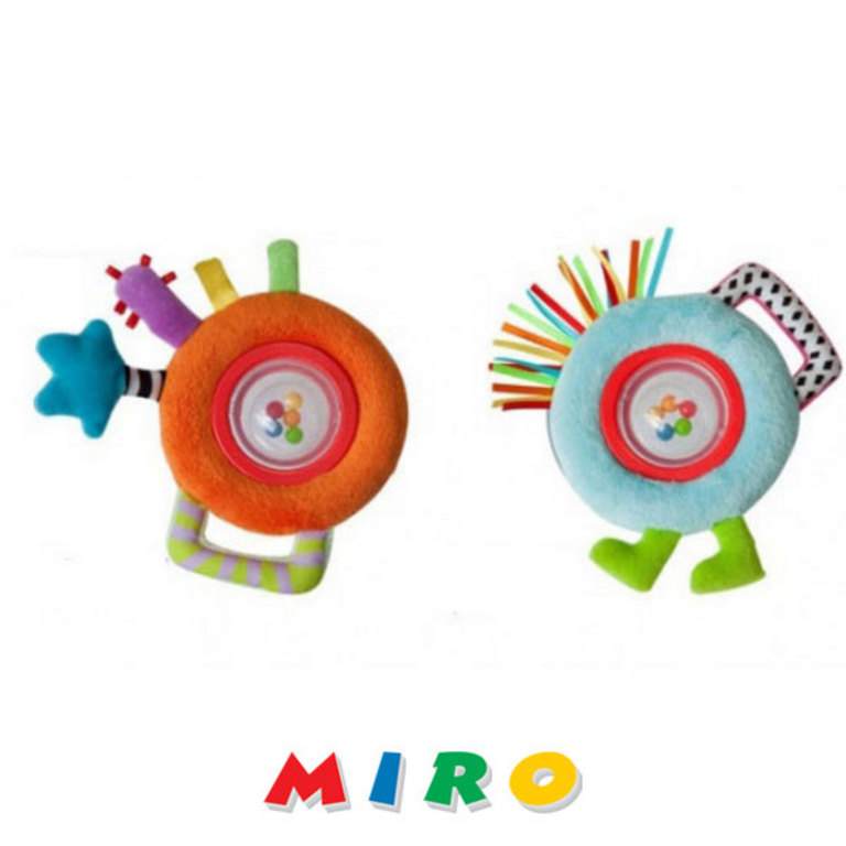 ПЛЮШЕНА ДРЪНКАЛКА С ТОПЧЕ Taf Toys
