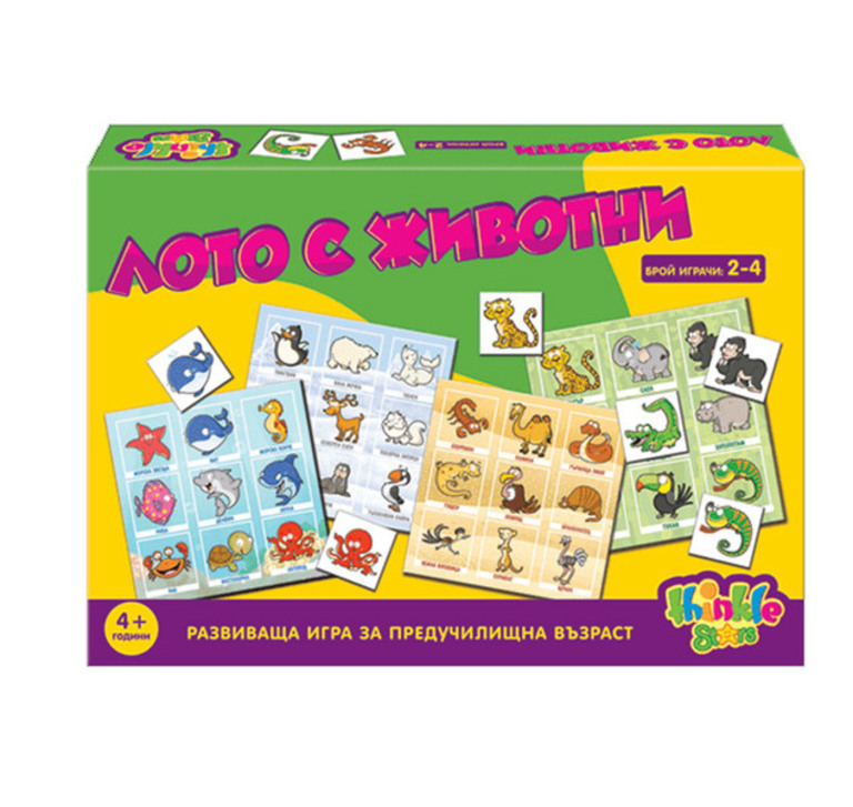 THINKLE STARS Игра Лото с животни 